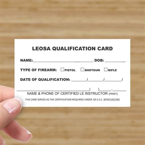 Do I qualify for LEOSA I completed my probationary period as a law enforcement officer, but was injured shortly thereafter and separated from the agency due to a service-connected disability. . Maryland leosa qualification